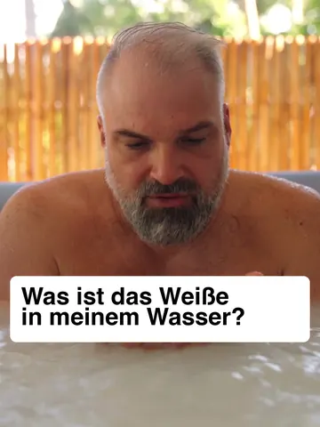 Das Weiße im Wasser ist keine Milch.