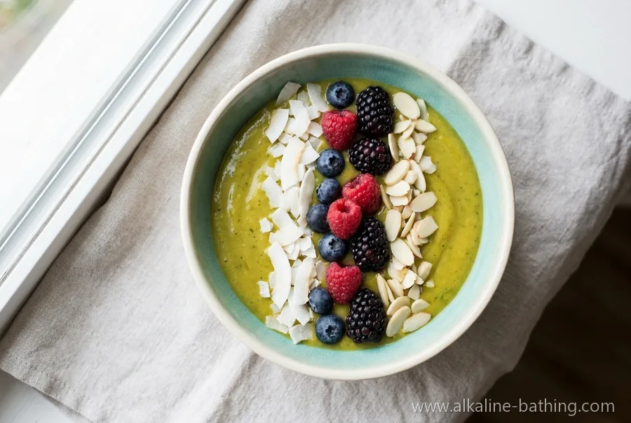 Mango-Spinat-Smoothiebowl